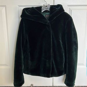 Forever 21 emerald green coat Size Medium EUC